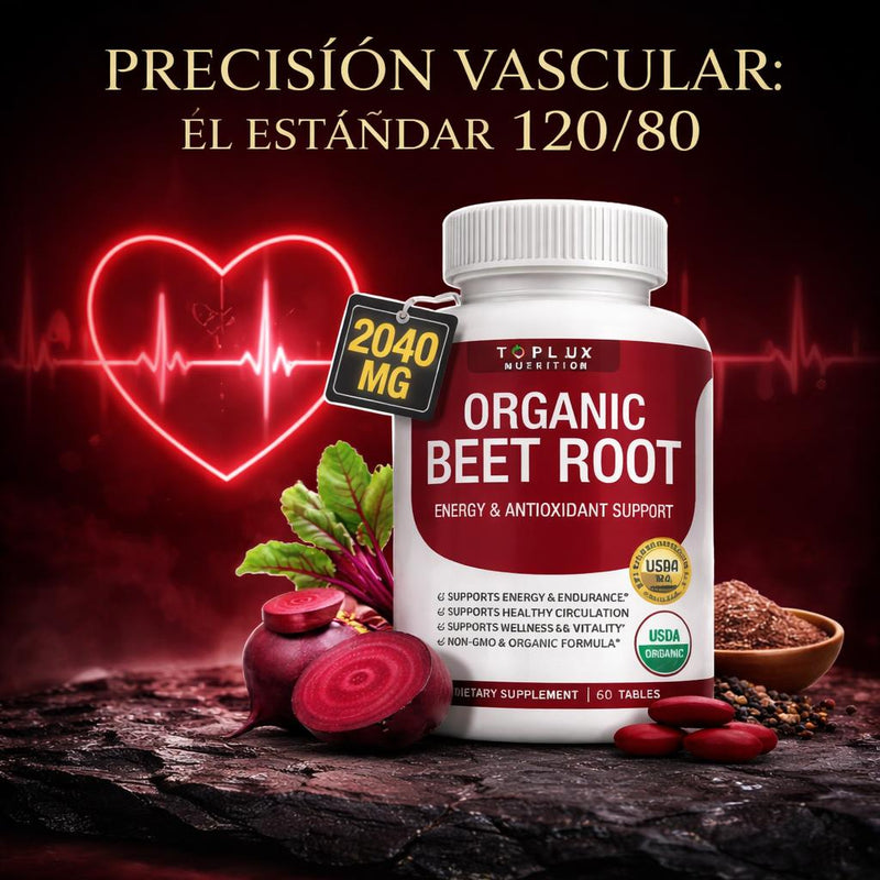 Organic Beet Root 2040 MG - Toplux Nutrition