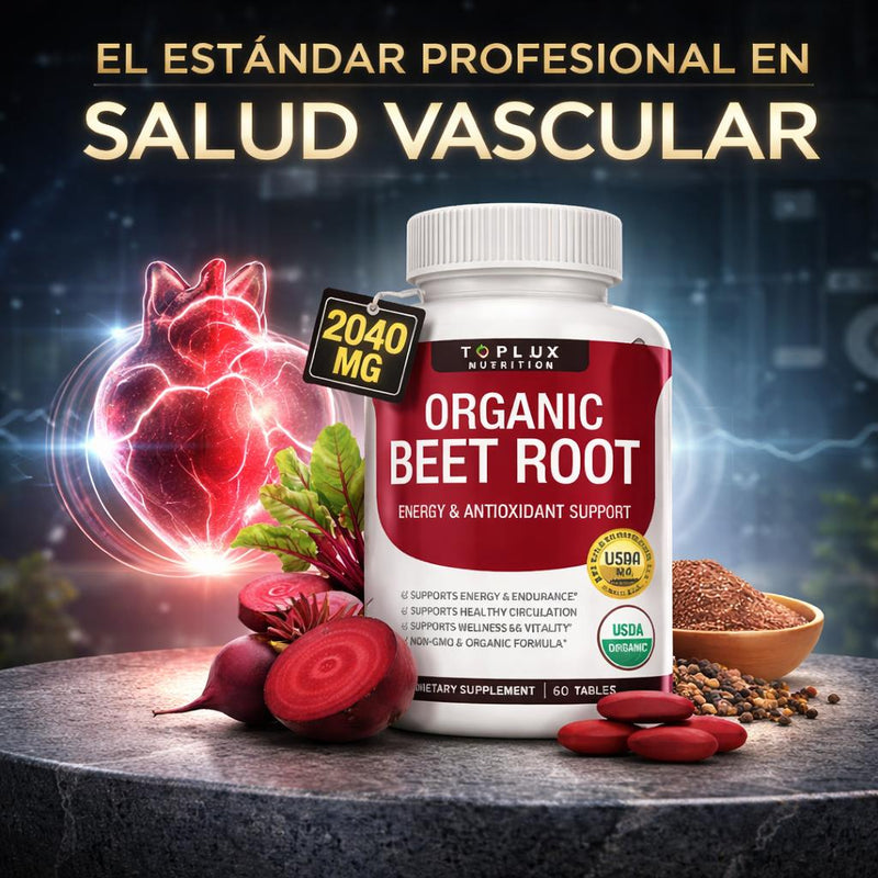 Organic Beet Root 2040 MG - Toplux Nutrition